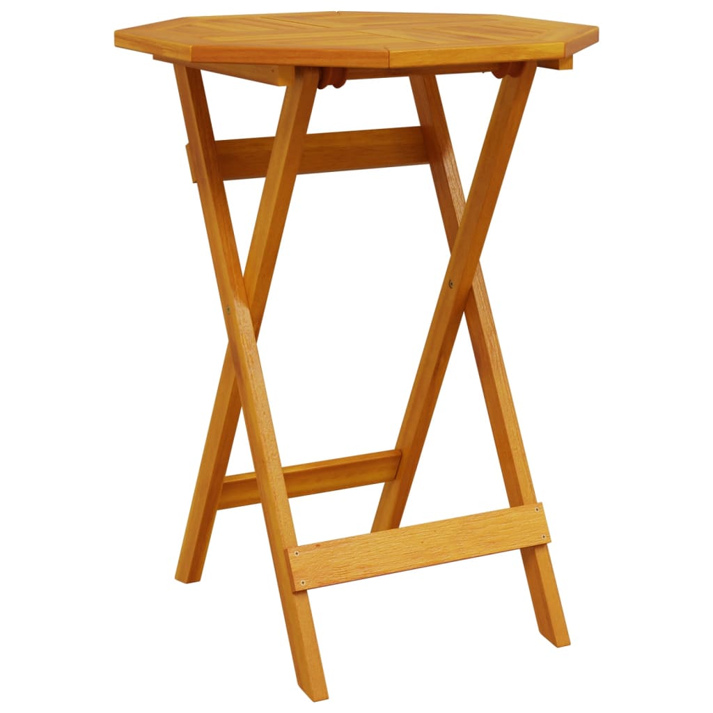 Set de bistro pliabil, 3 piese, lemn masiv de acacia GartenMobel Dekor