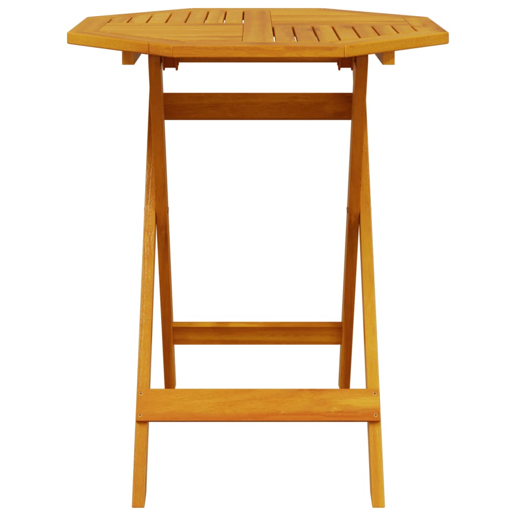 Set de bistro pliabil, 3 piese, lemn masiv de acacia GartenMobel Dekor