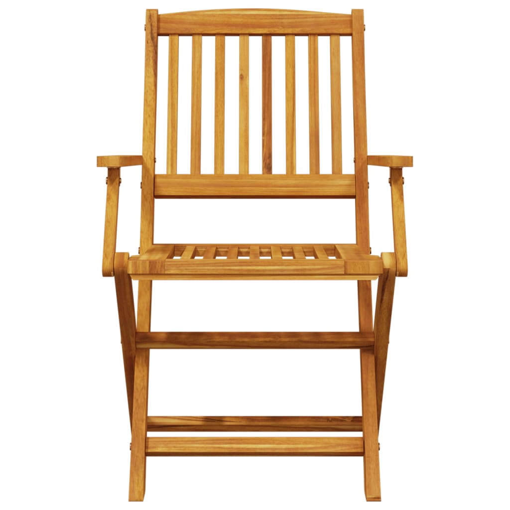 Set de bistro pliabil, 3 piese, lemn masiv de acacia GartenMobel Dekor