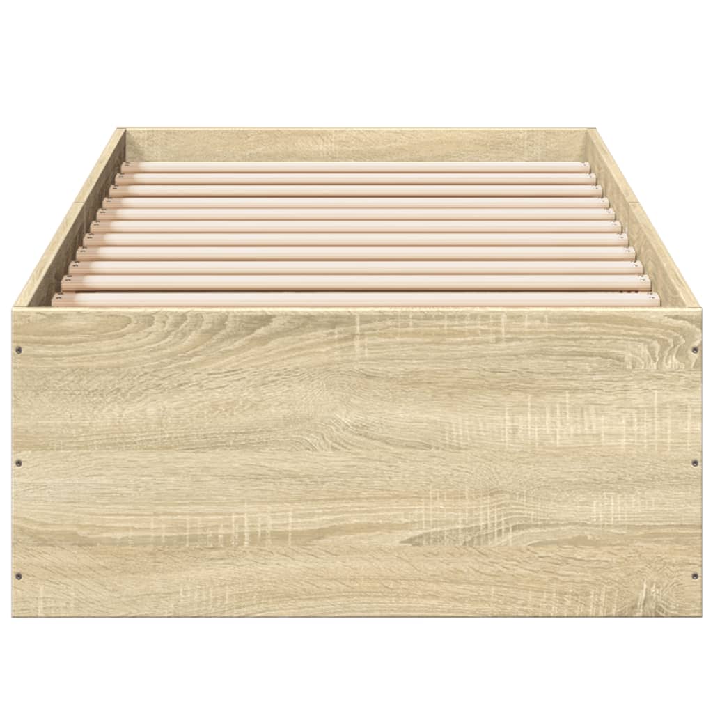 Cadru de pat, stejar sonoma, 90x190 cm, lemn prelucrat GartenMobel Dekor