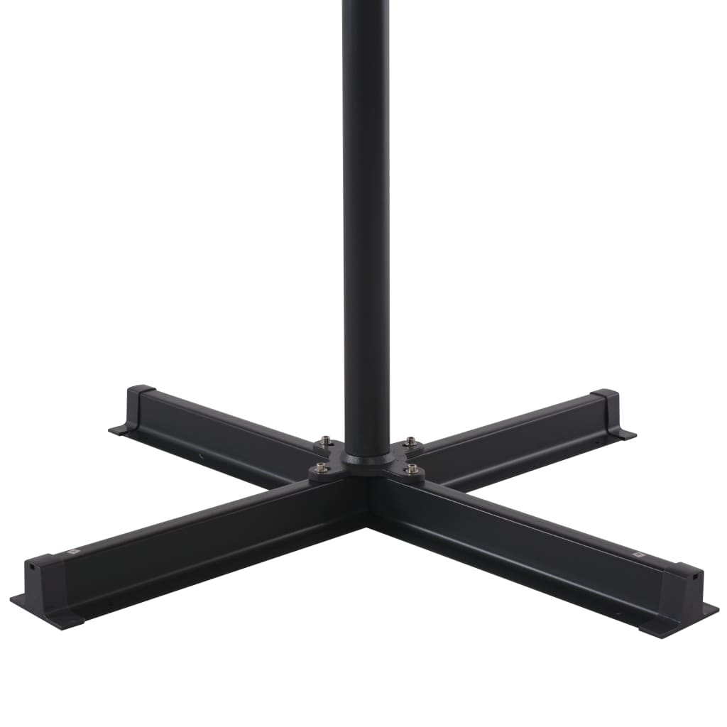 Umbrelă de soare de exterior stâlp aluminiu roșu bordo 500 cm GartenMobel Dekor