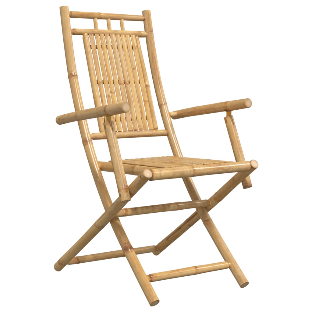 Scaune de grădină pliabile, 2 buc., 53x66x99 cm, bambus GartenMobel Dekor