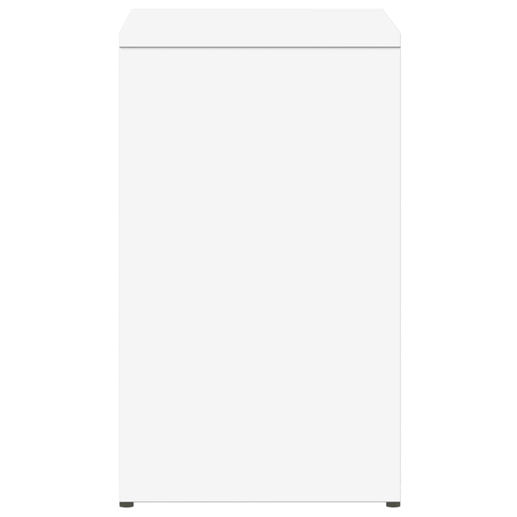 Masă laterală, alb, 50x30x50 cm, PAL GartenMobel Dekor