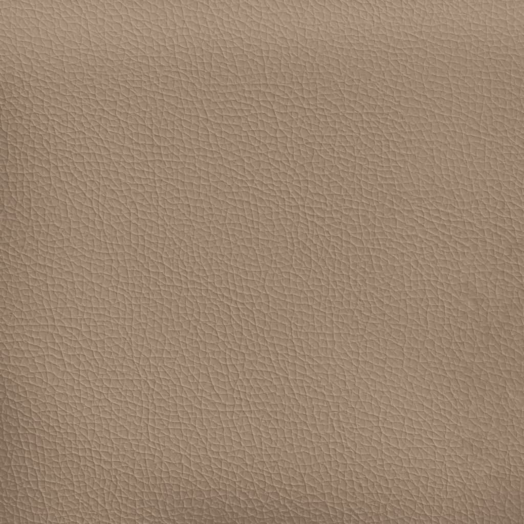Pat cu saltea, cappuccino, 90x200 cm piele ecologică GartenMobel Dekor