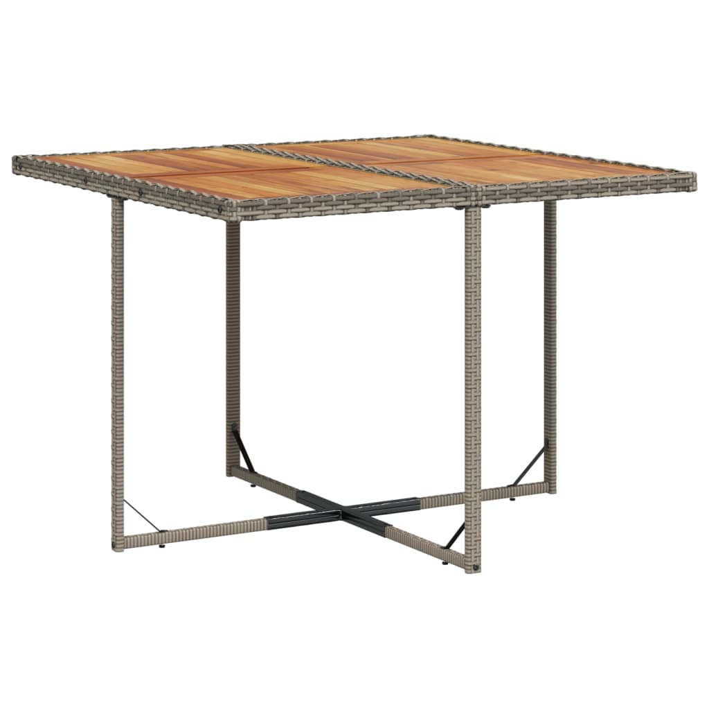 Set mobilier de grădină cu perne, 5 piese, gri, poliratan GartenMobel Dekor