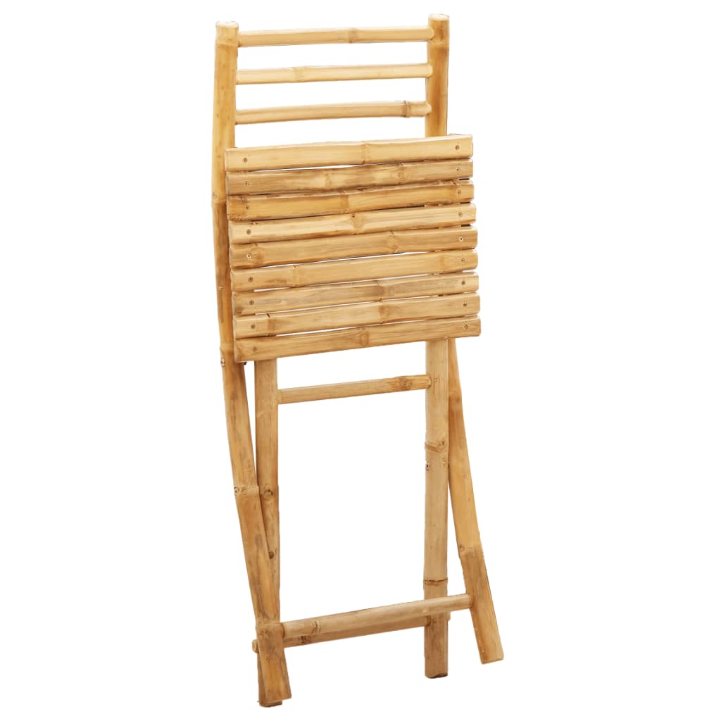 Scaune de grădină pliabile, 8 buc., 43x54x88 cm, bambus GartenMobel Dekor