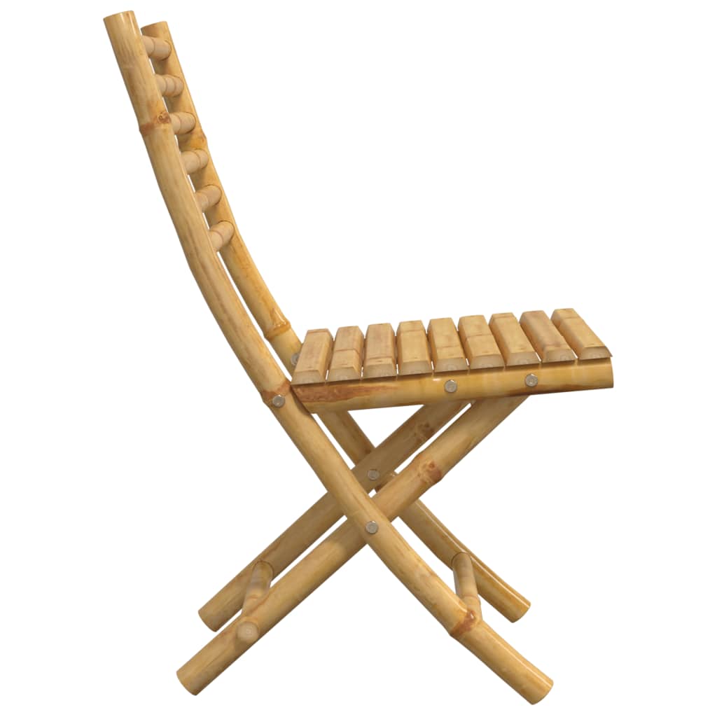 Scaune de grădină pliabile, 8 buc., 43x54x88 cm, bambus GartenMobel Dekor