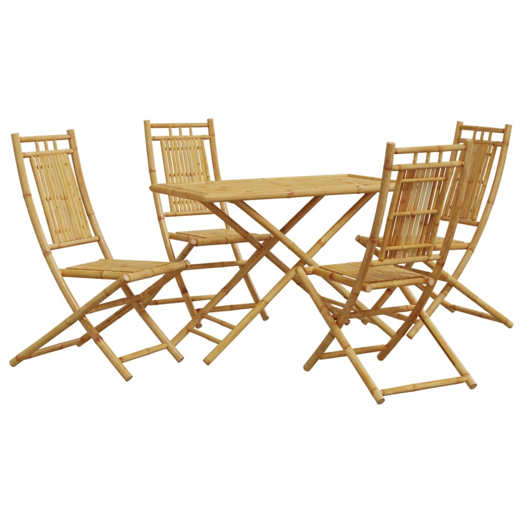 Set mobilier de grădină, 5 piese, bambus GartenMobel Dekor