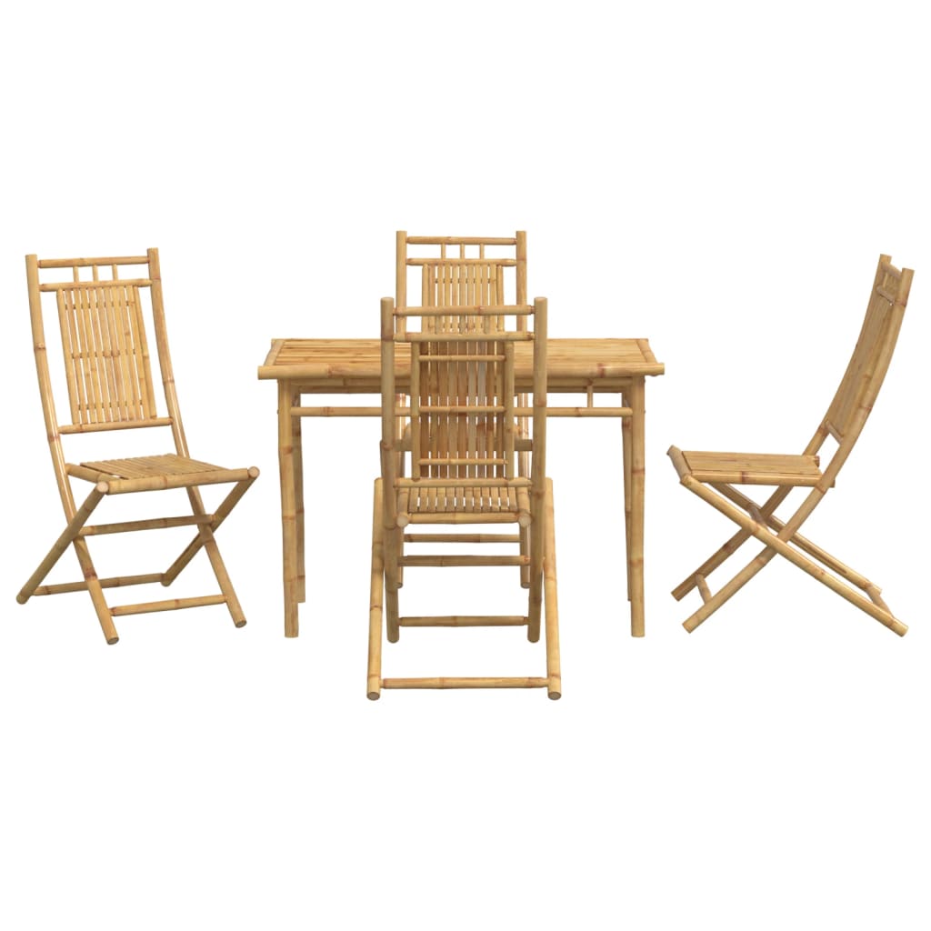 Set mobilier de grădină, 5 piese, bambus GartenMobel Dekor