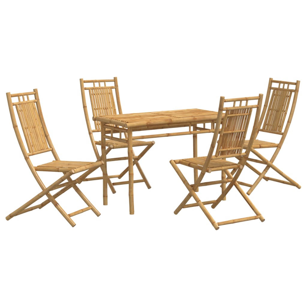 Set mobilier de grădină, 5 piese, bambus GartenMobel Dekor