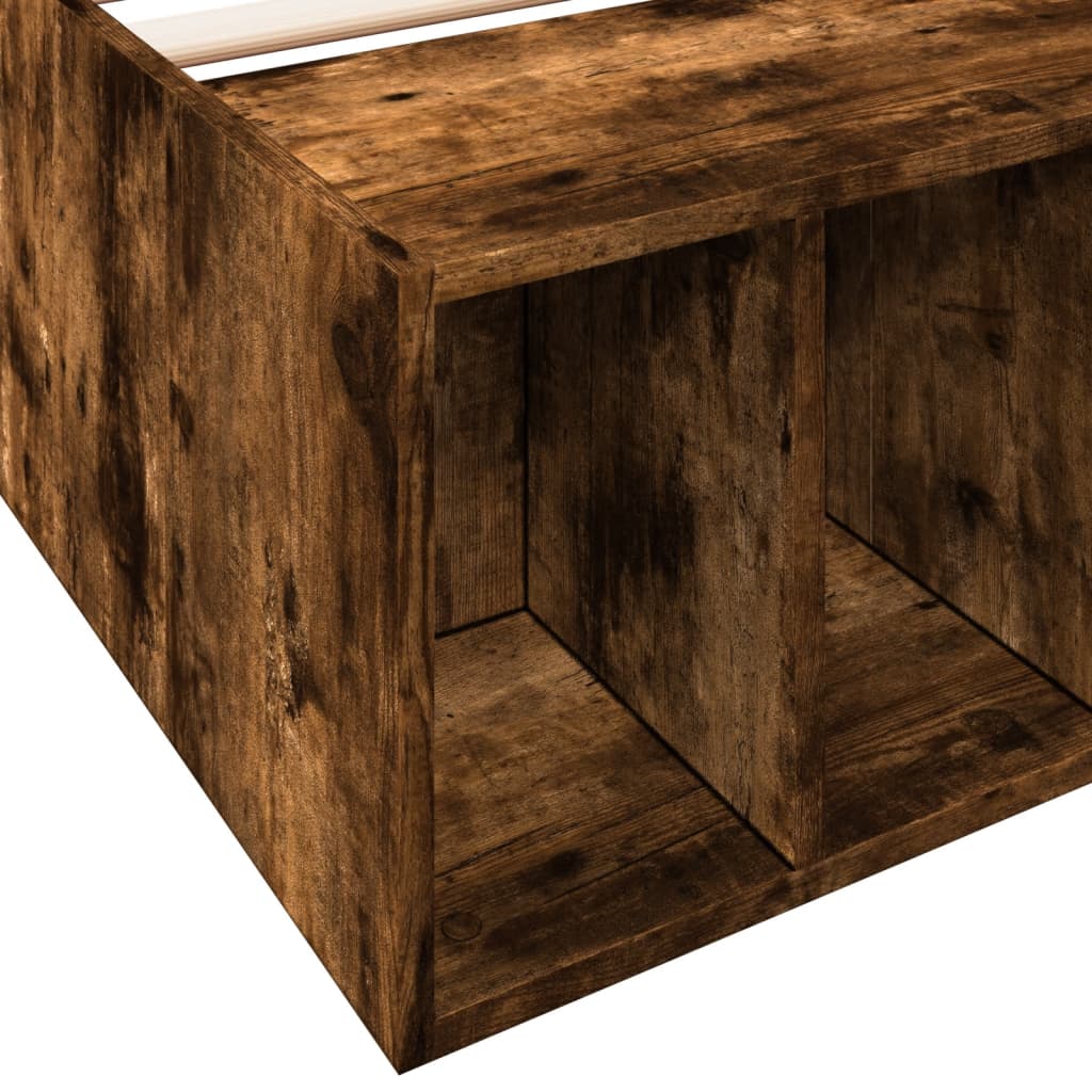 Cadru de pat, stejar fumuriu, 90x190 cm, lemn prelucrat GartenMobel Dekor