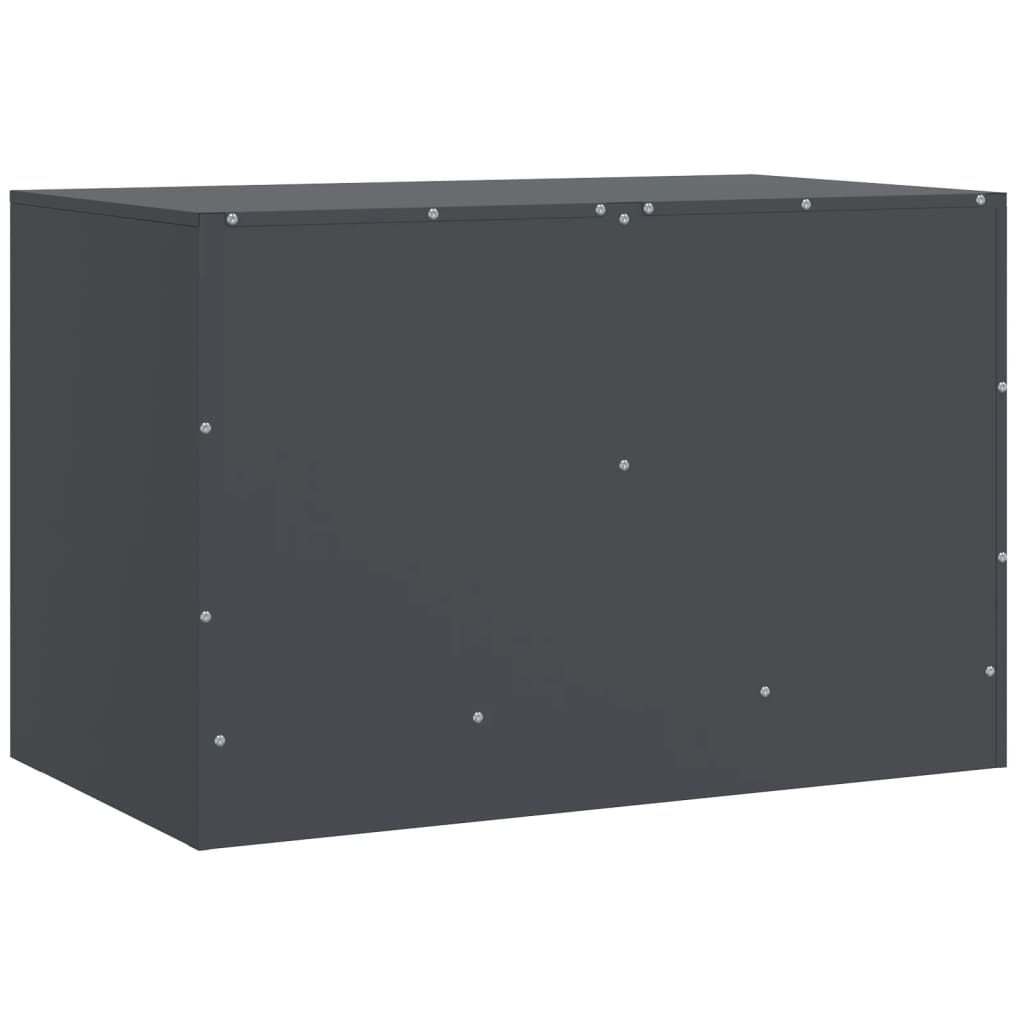 Comodă TV, 2 buc., antracit, 67x39x44 cm, oțel GartenMobel Dekor