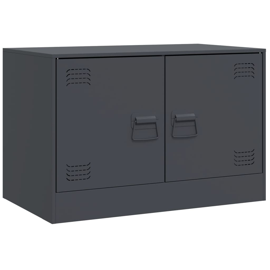 Comodă TV, 2 buc., antracit, 67x39x44 cm, oțel GartenMobel Dekor