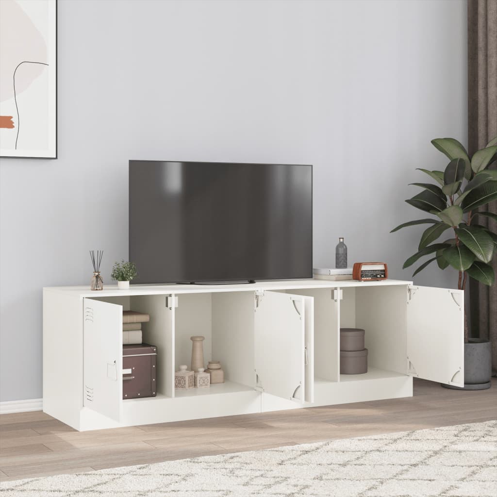 Dulapuri TV 2 buc., alb, 67x39x44 cm Otel GartenMobel Dekor