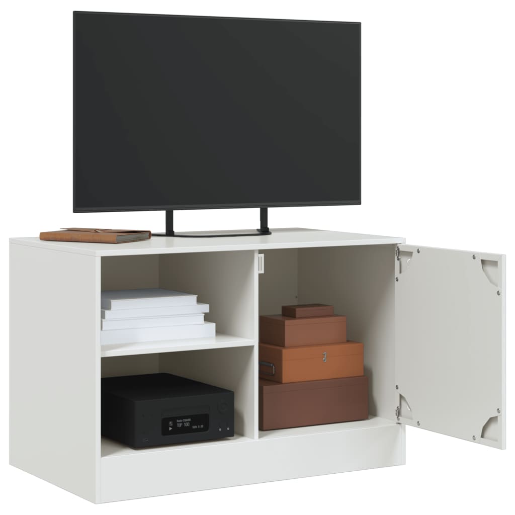 Dulapuri TV 2 buc., alb, 67x39x44 cm Otel GartenMobel Dekor
