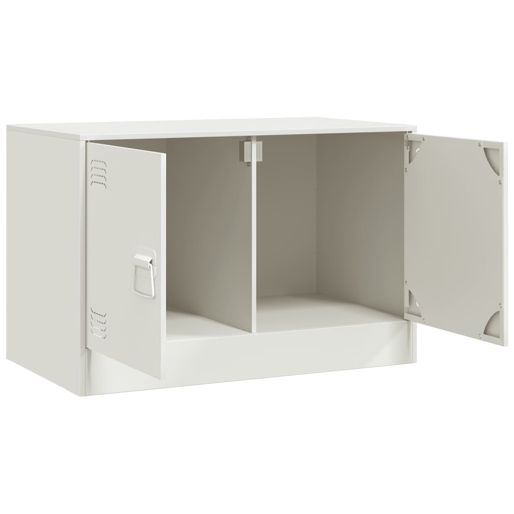 Dulapuri TV 2 buc., alb, 67x39x44 cm Otel GartenMobel Dekor