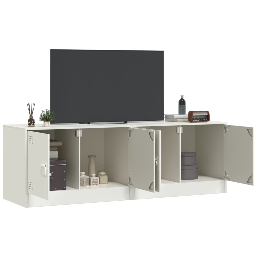 Dulapuri TV 2 buc., alb, 67x39x44 cm Otel GartenMobel Dekor