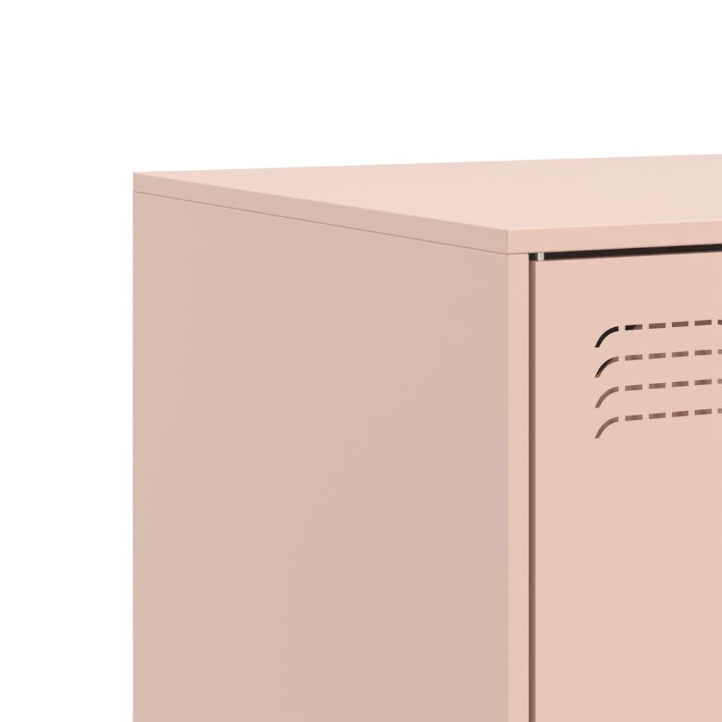Dulapuri TV 2 buc Roz 67x39x44 cm Otel GartenMobel Dekor