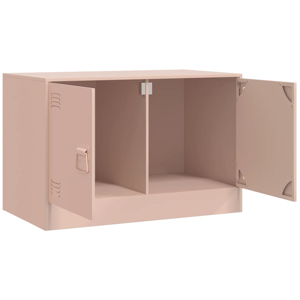 Dulapuri TV 2 buc Roz 67x39x44 cm Otel GartenMobel Dekor