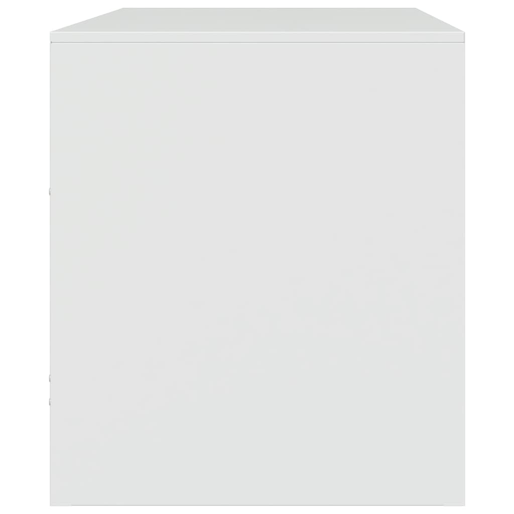 Dulapuri TV 2 buc., alb, 67x39x44 cm Otel GartenMobel Dekor