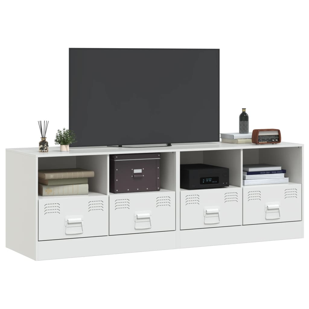 Dulapuri TV 2 buc., alb, 67x39x44 cm Otel GartenMobel Dekor