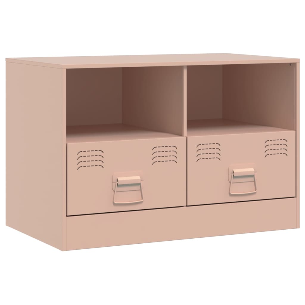 Dulapuri TV 2 buc Roz 67x39x44 cm Otel GartenMobel Dekor