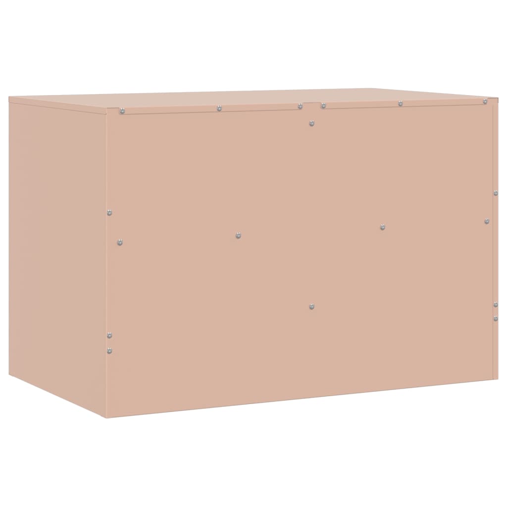 Dulapuri TV 2 buc Roz 67x39x44 cm Otel GartenMobel Dekor