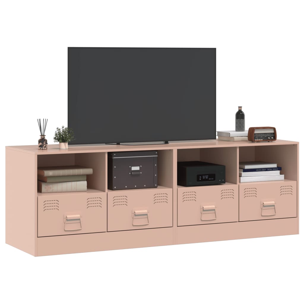 Dulapuri TV 2 buc Roz 67x39x44 cm Otel GartenMobel Dekor