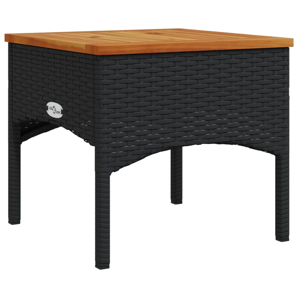 Set mobilier de grădină cu perne, 3 piese, negru, poliratan GartenMobel Dekor