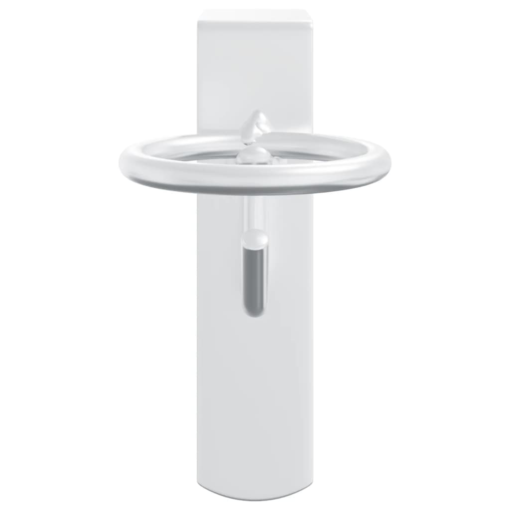 Cârlige portabil pentru găleată 3 buc. argintiu oțel galvanizat GartenMobel Dekor