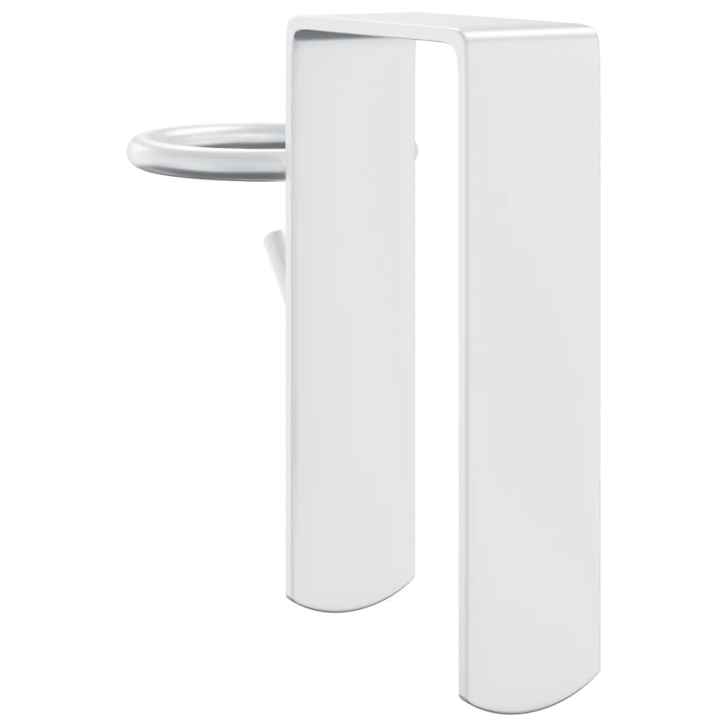 Cârlige portabil pentru găleată 3 buc. argintiu oțel galvanizat GartenMobel Dekor