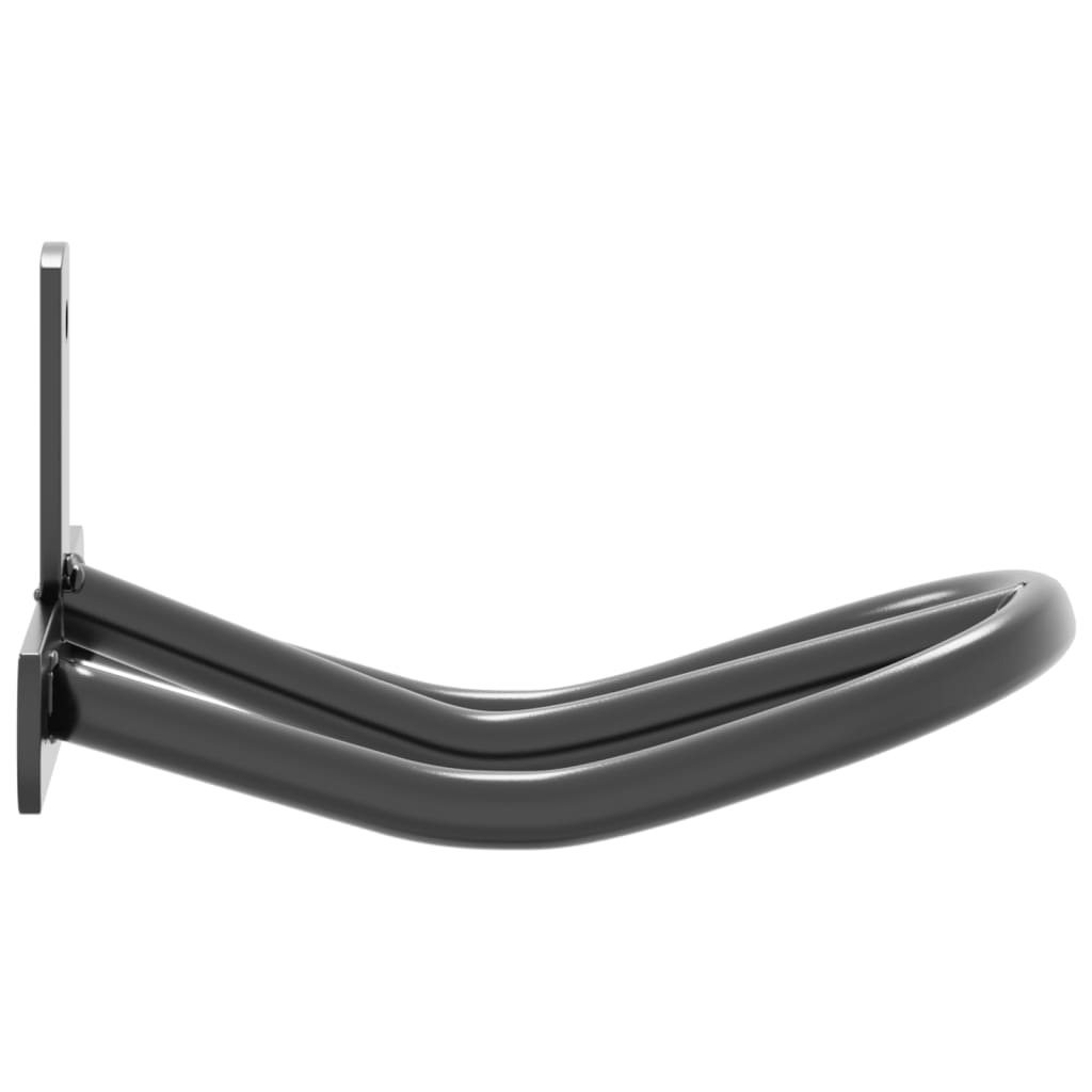 Suport de căpăstru montat pe perete, negru, fier GartenMobel Dekor