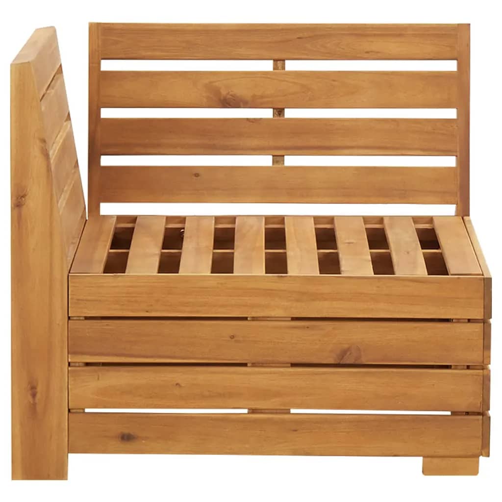 Set mobilier grădină cu perne, 2 piese, lemn masiv de acacia GartenMobel Dekor