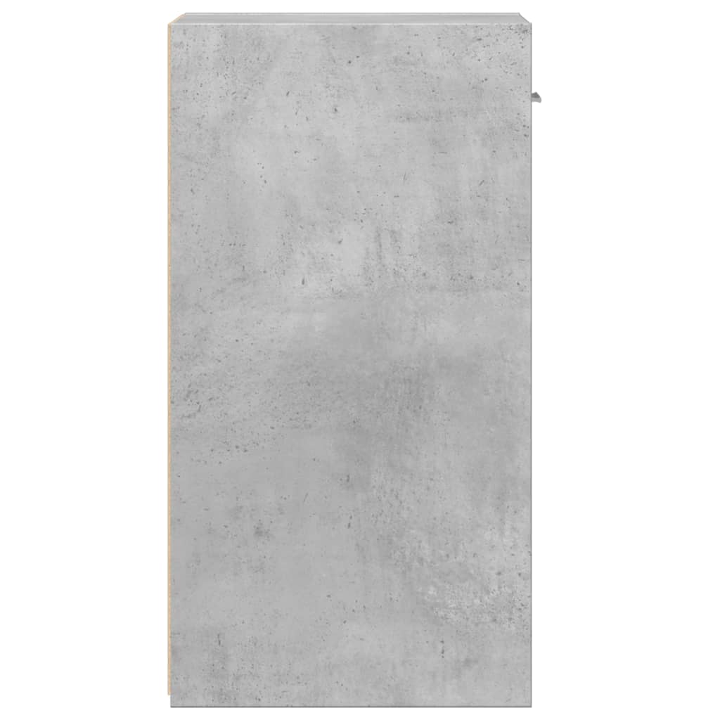 Noptiere, 2 buc., gri beton, 35x34x65 cm, lemn prelucrat GartenMobel Dekor