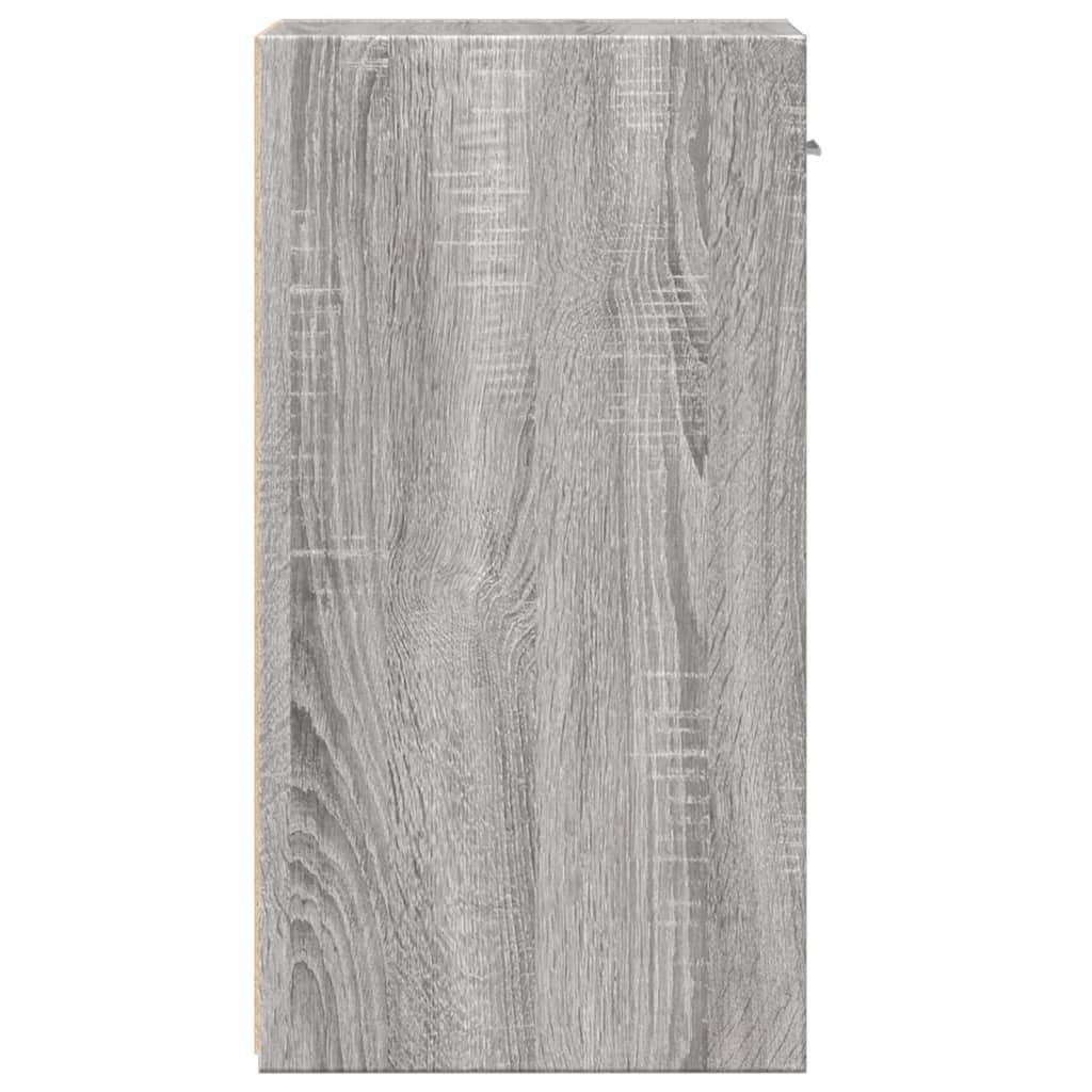 Noptiere, 2 buc., gri sonoma, 35x34x65 cm, lemn prelucrat GartenMobel Dekor