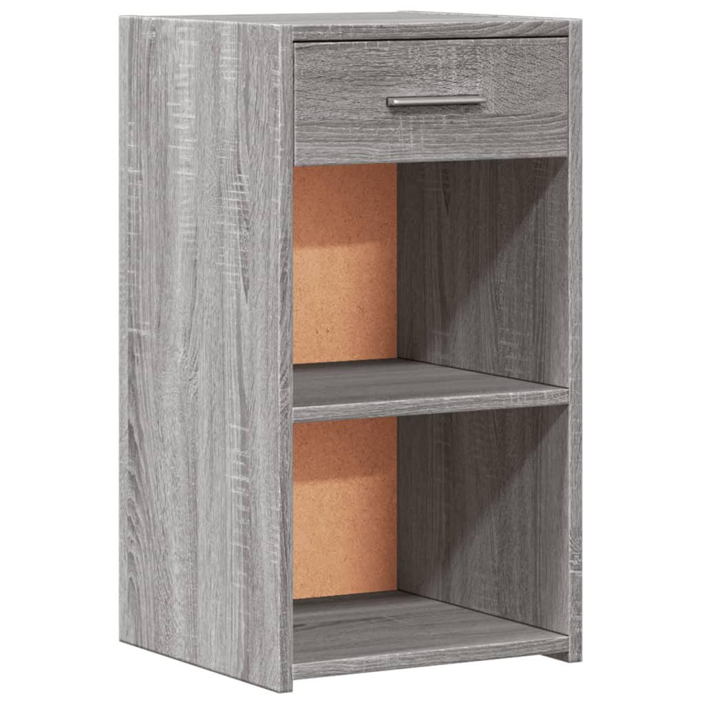 Noptiere, 2 buc., gri sonoma, 35x34x65 cm, lemn prelucrat GartenMobel Dekor