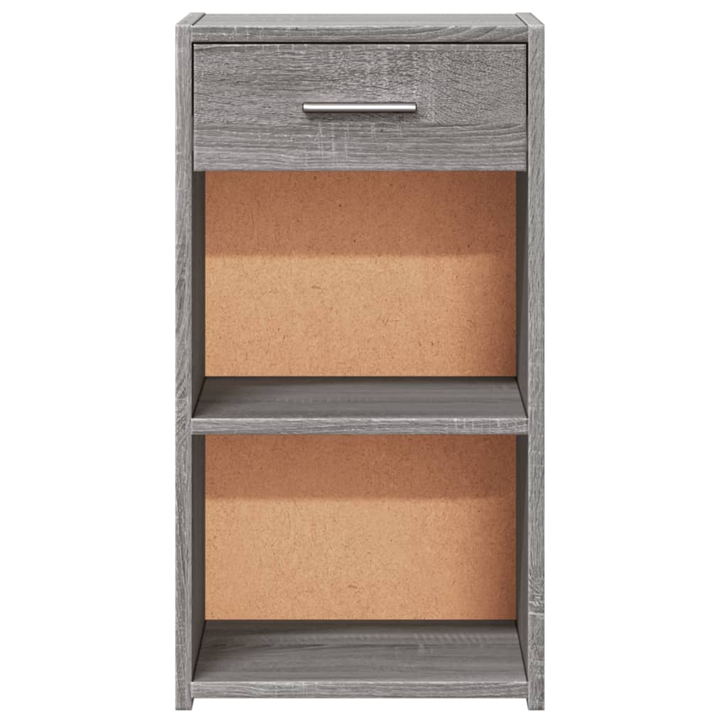 Noptiere, 2 buc., gri sonoma, 35x34x65 cm, lemn prelucrat GartenMobel Dekor