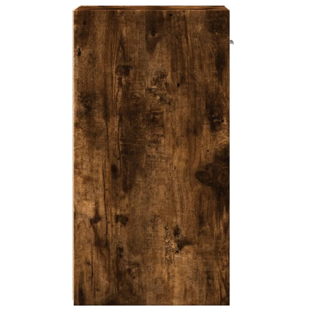 Noptiere, 2 buc., stejar fumuriu, 35x34x65 cm, lemn prelucrat GartenMobel Dekor