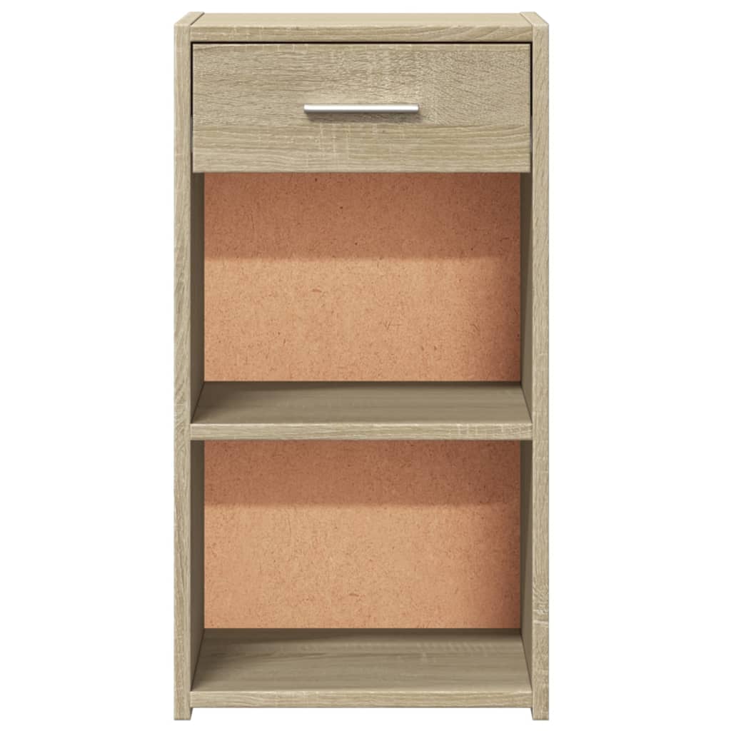 Noptiere, 2 buc., stejar sonoma, 35x34x65 cm, lemn prelucrat GartenMobel Dekor