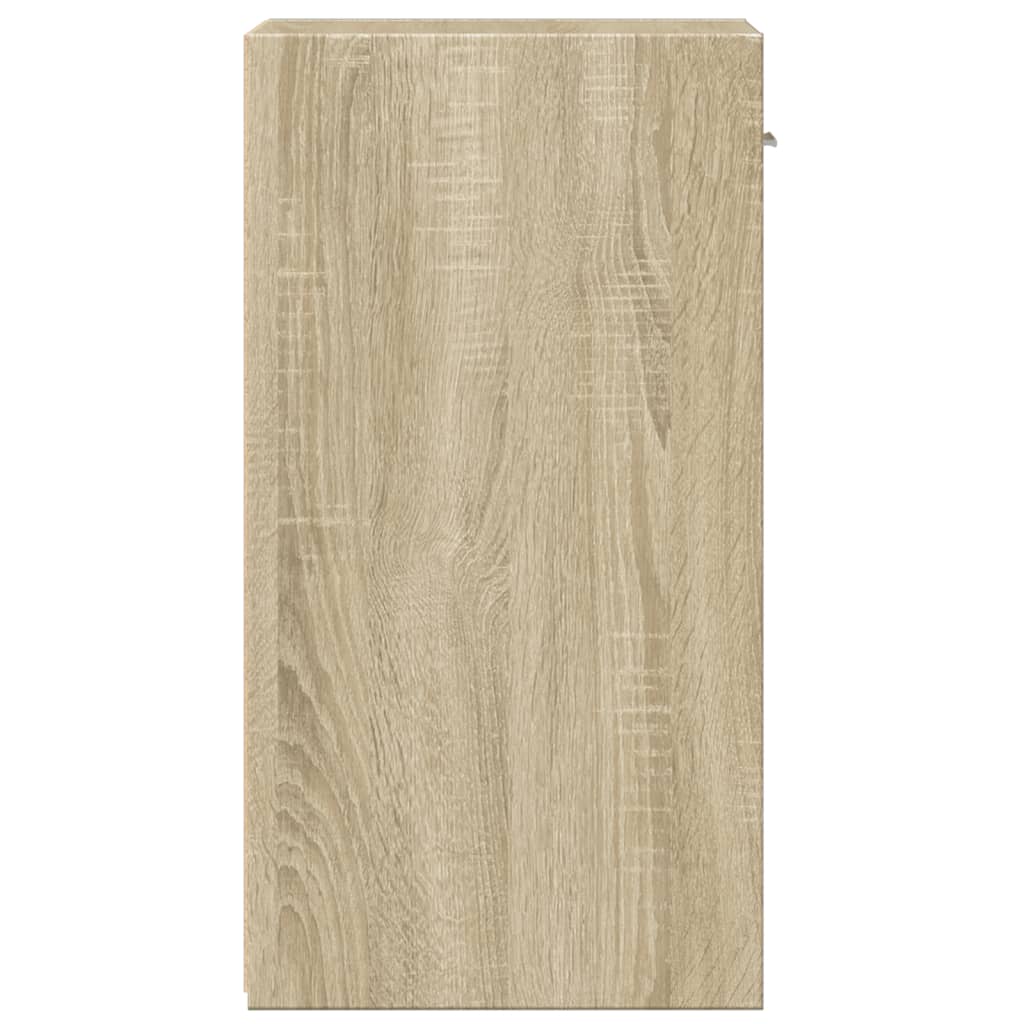 Noptiere, 2 buc., stejar sonoma, 35x34x65 cm, lemn prelucrat GartenMobel Dekor