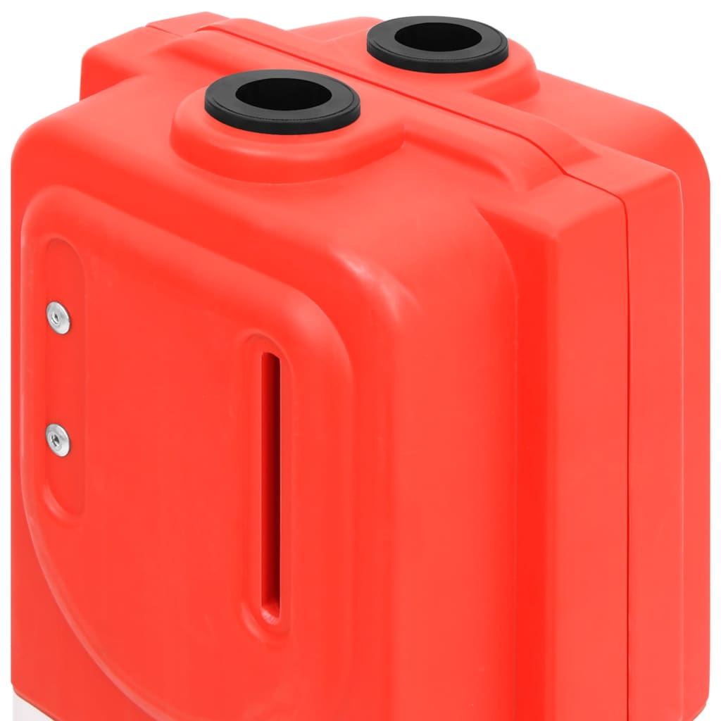 Barieră de trafic pliabilă, roșu, 210x50x105 cm GartenMobel Dekor