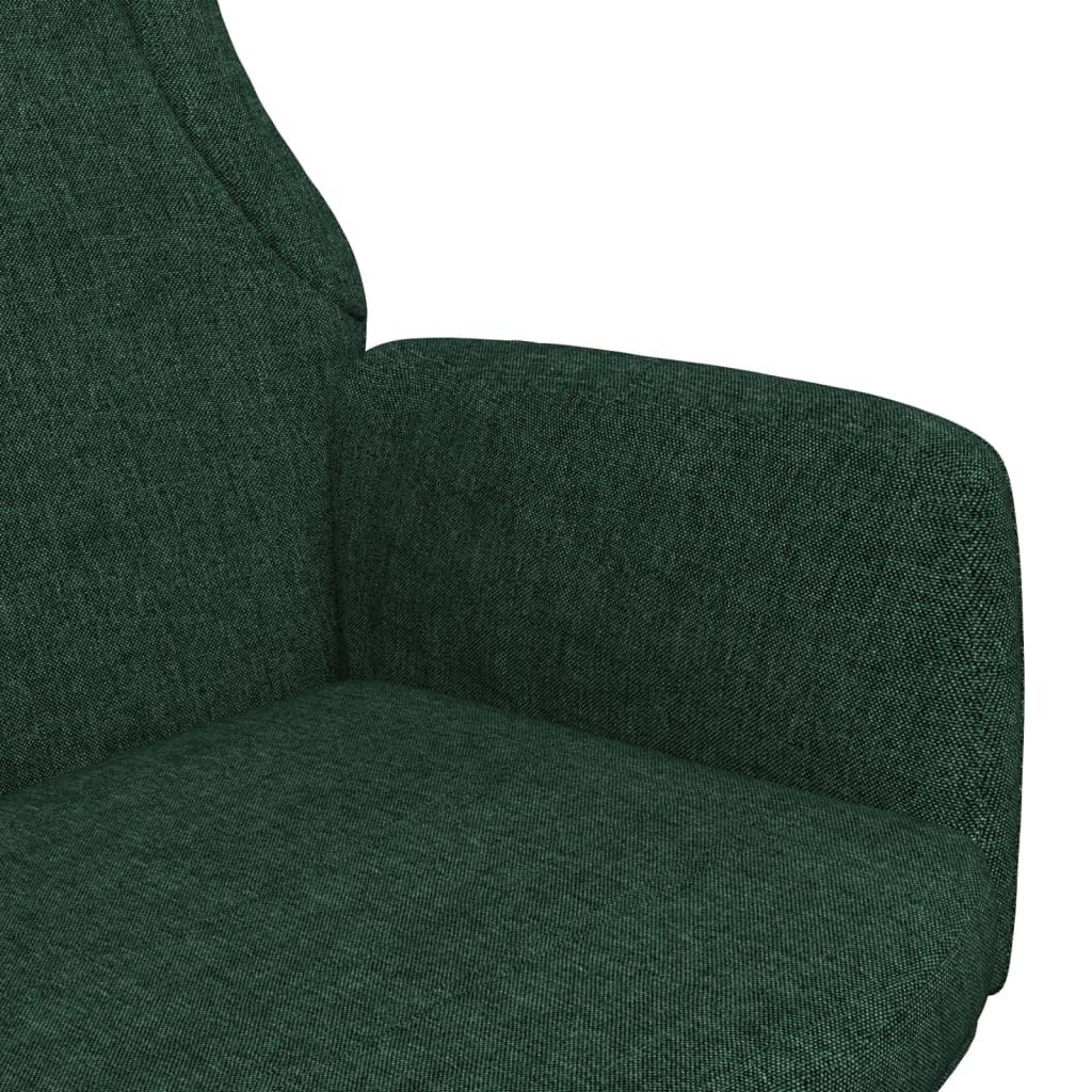 Scaun de relaxare, verde închis, material textil GartenMobel Dekor