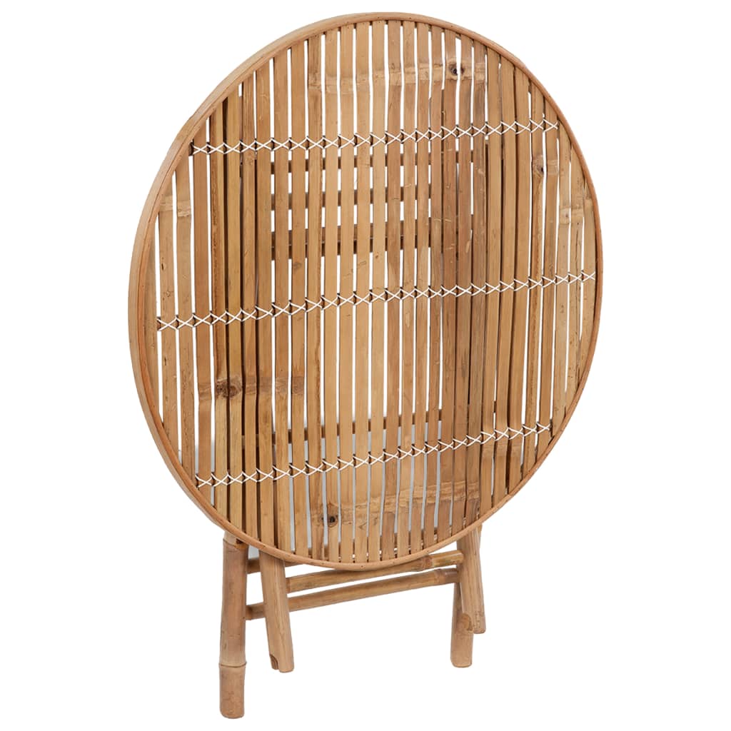 Set mobilier de exterior pliabil, cu perne, 5 piese, bambus GartenMobel Dekor