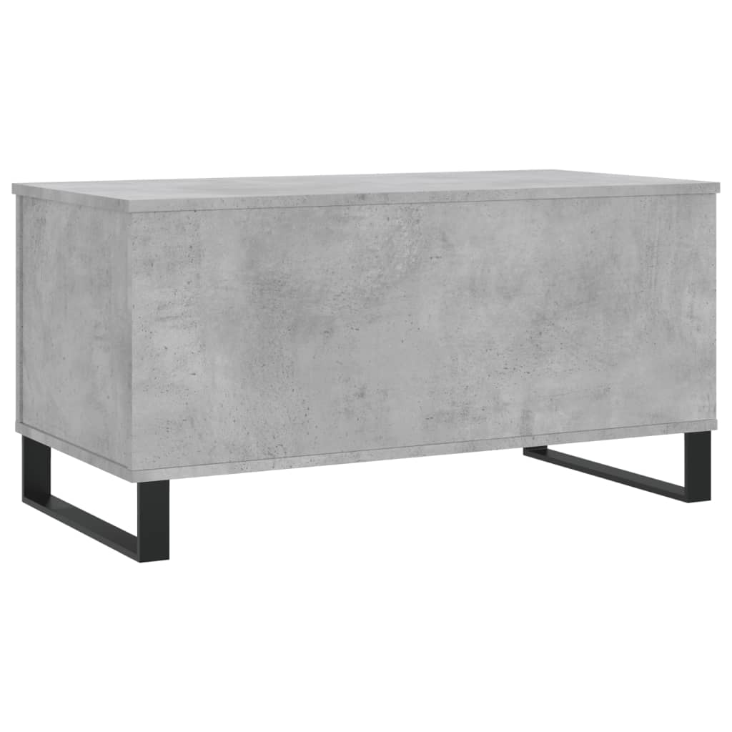 Măsuță de cafea, gri beton, 90x44,5x45 cm, lemn compozit GartenMobel Dekor