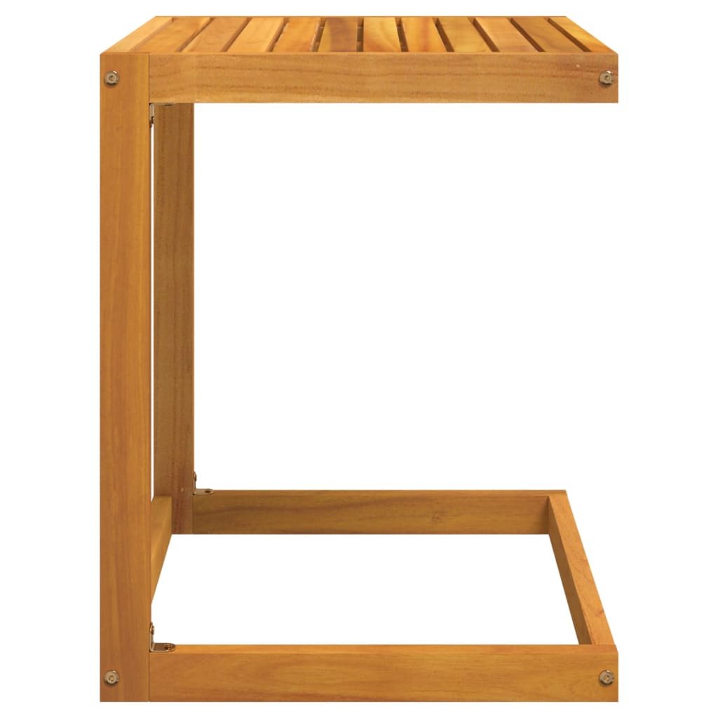 Măsuță în formă C, 42x40x50 cm, lemn masiv de acacia GartenMobel Dekor