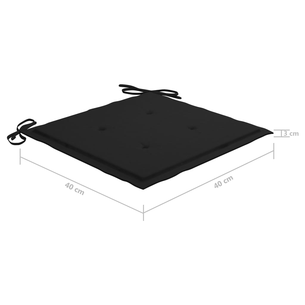 Set mobilier de exterior pliabil, cu perne, 5 piese, bambus GartenMobel Dekor