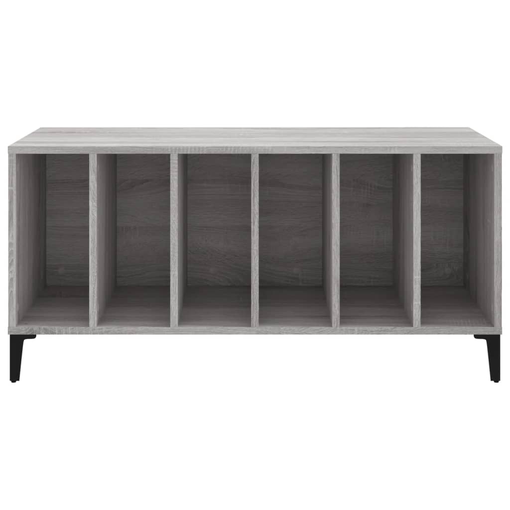 Dulap pentru discuri gri sonoma, 100x38x48 cm, lemn prelucrat GartenMobel Dekor