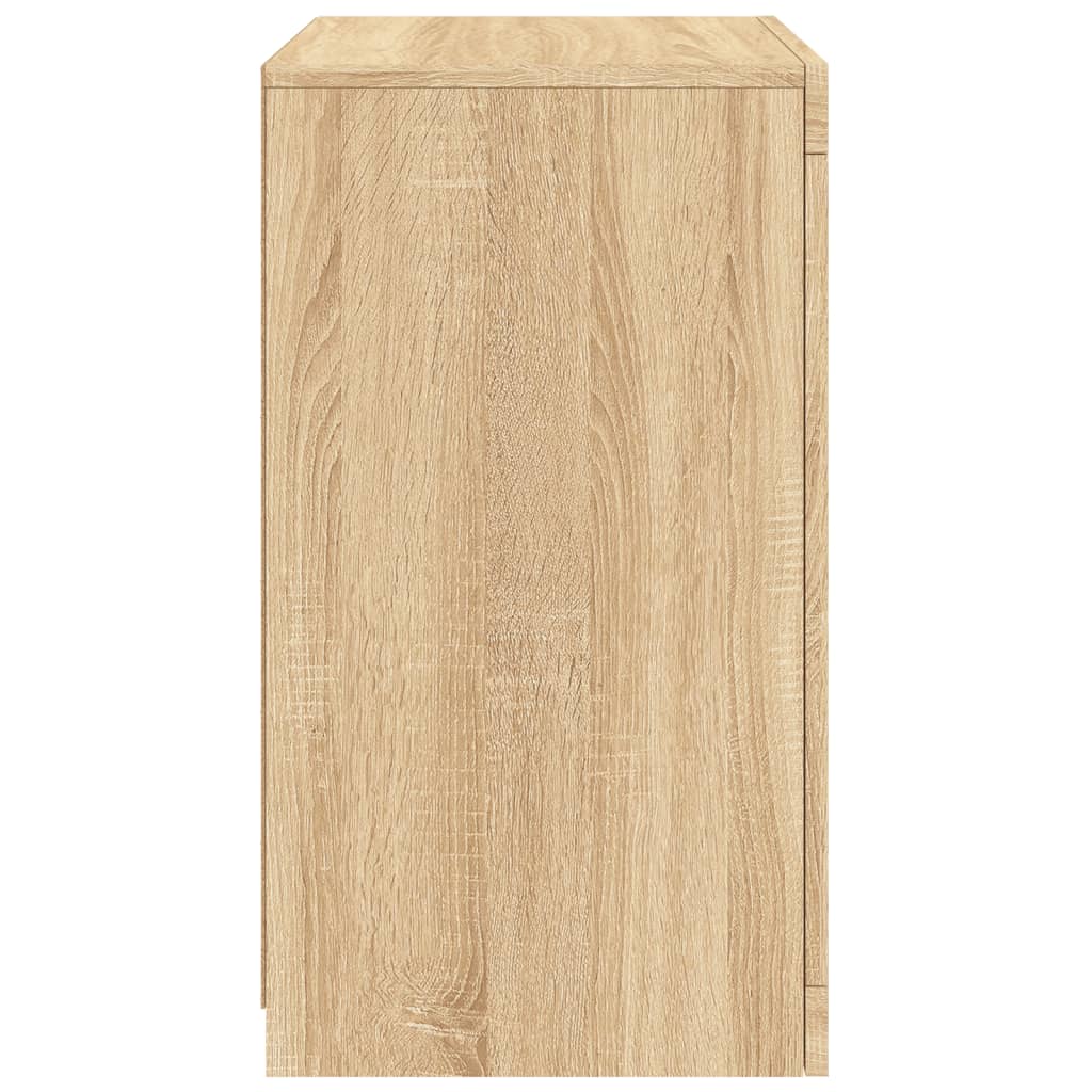 Dulapuri laterale cu lumini LED 2 buc. stejar sonoma GartenMobel Dekor