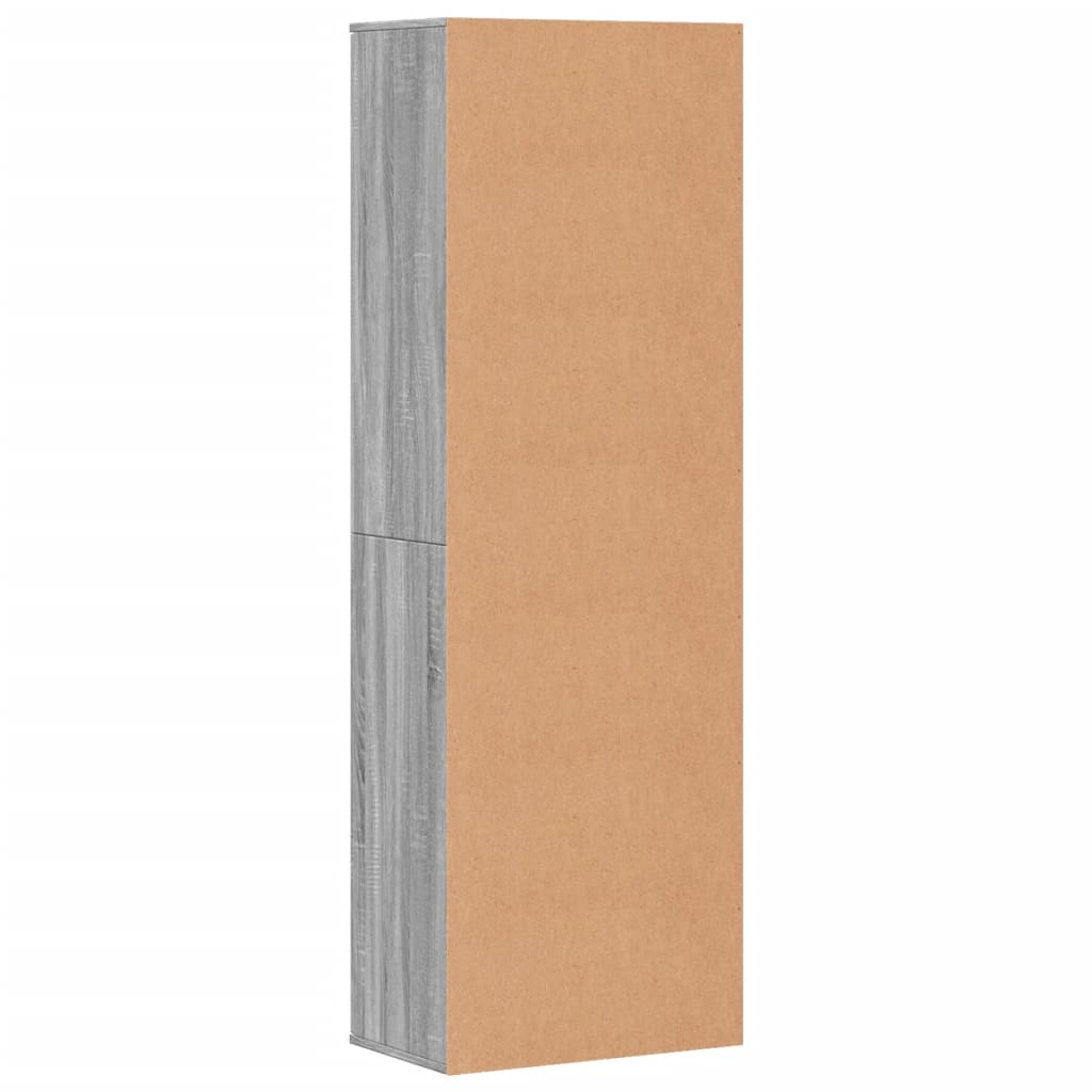 Dulap înalt, gri sonoma, 60x35x180 cm, lemn prelucrat GartenMobel Dekor