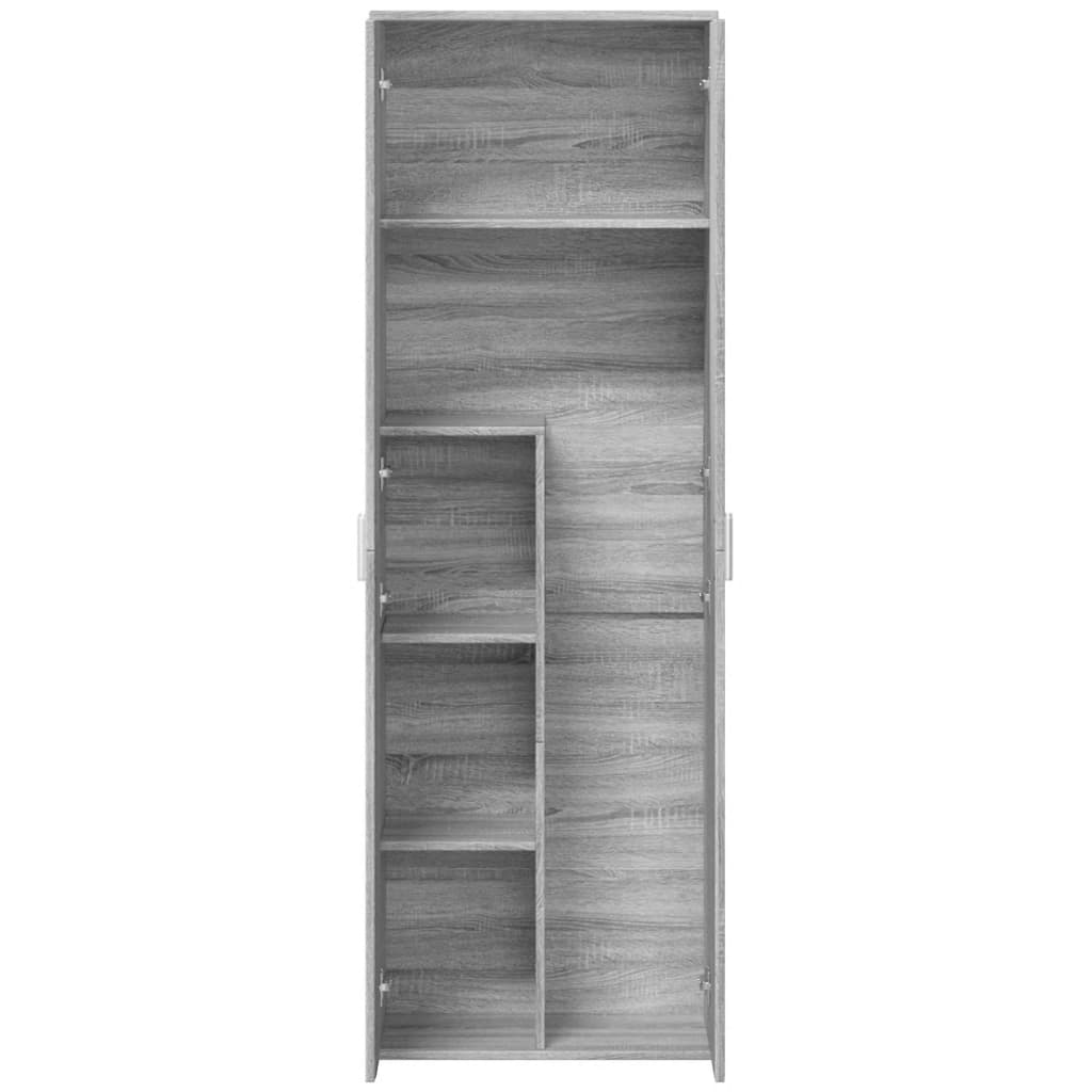 Dulap înalt, gri sonoma, 60x35x180 cm, lemn prelucrat GartenMobel Dekor